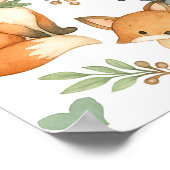 Poster Welcome Baby Shower Baby Animals (Coin)