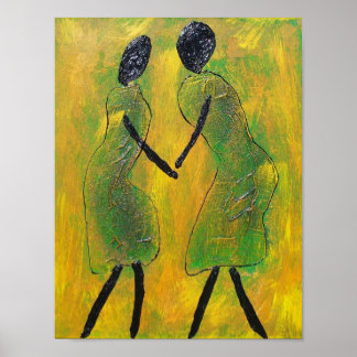 Poster Welcome Back - African Art Print