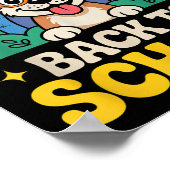 Poster Welcome Back To School Cute Dog Kids Fun First Day (Coin)