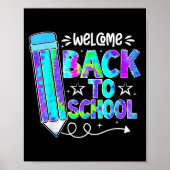 Poster Welcome Back To School Shirts First Day Of School (Devant)