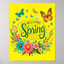 Welcome spring floral 
