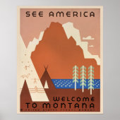 Poster Welcome to Montana (Devant)