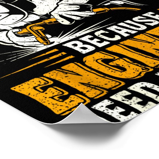 Poster Welder Because Engineers Need Heroes Too Funny Wel (Coin)