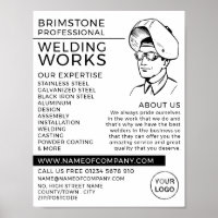Welder Portrait Sketch, Metal Worker, Welder