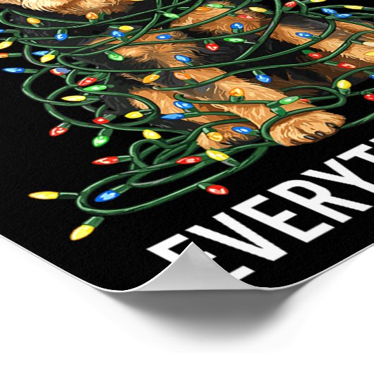 Poster Welerrier Christmas I'm Fine Everything Is Fine Pr (Coin)