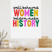 Poster Well Behaved Women (Cuisine)