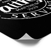 Poster Well Done Good And Faithful Servant Matthew 25 23 (Coin)