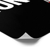 Poster Well Hung Funny Christmas Candy Cane Well Hung (Coin)