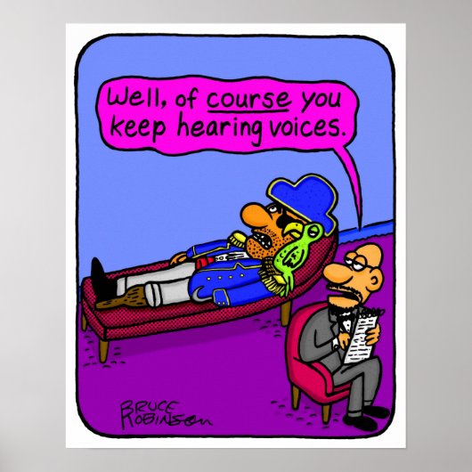 Poster Well of course you keep hearing voices (Devant)