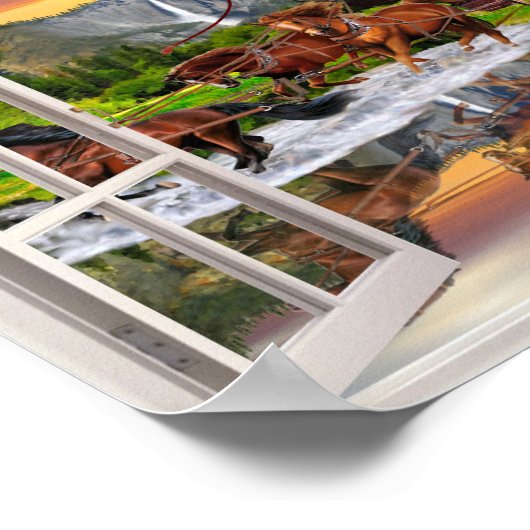 POSTER WELLES FARGO STAGECOACH (Coin)