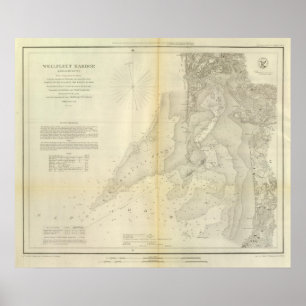 Poster Wellfleet Harbour, Masse