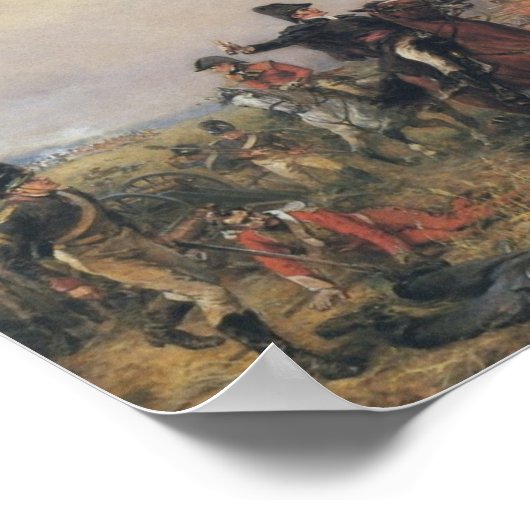 Poster Wellington à Waterloo (Coin)