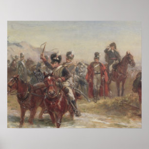 Poster Wellington en Espagne (huile sur panneau) (paire