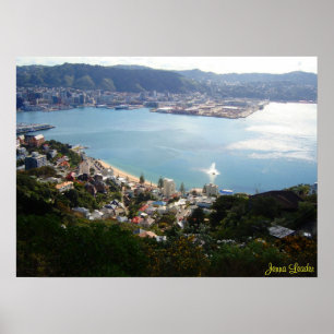 Poster Wellington, Nouvelle-Zélande