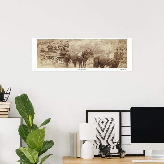 Poster "Wells Fargo Express" (Bureau à domicile)