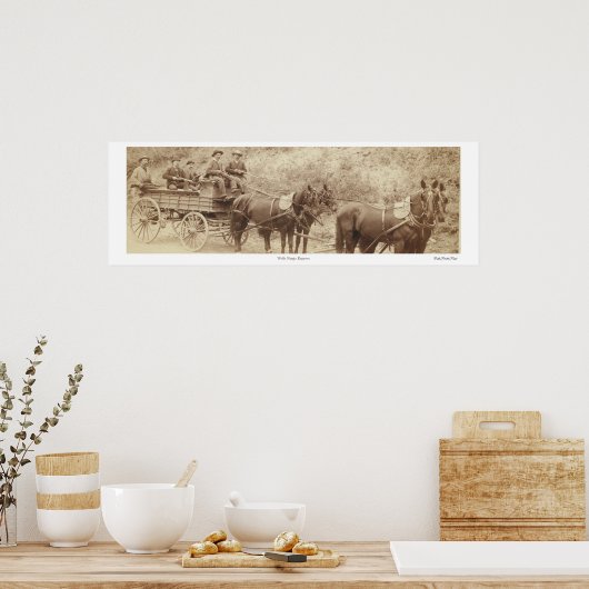 Poster "Wells Fargo Express" (Cuisine)