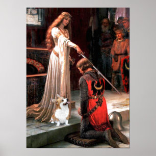 Poster Welsh Corgi 2 - L'Accolade