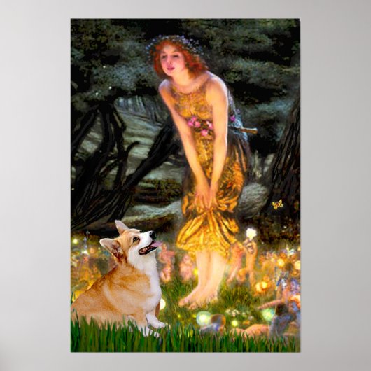 Poster Welsh Corgi Pembroke - Mideve (Devant)