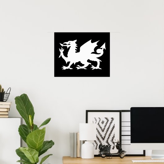 Poster Welsh Dragon (Bureau à domicile)