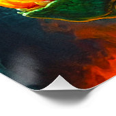 Poster Welsh Dragon fournit le chauffage pour le château  (Coin)