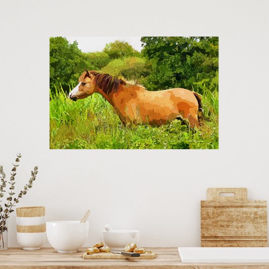 POSTER WELSH PONY (Cuisine)