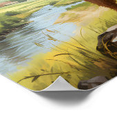 Poster Welsh Terrier Sur Le Regard (Coin)