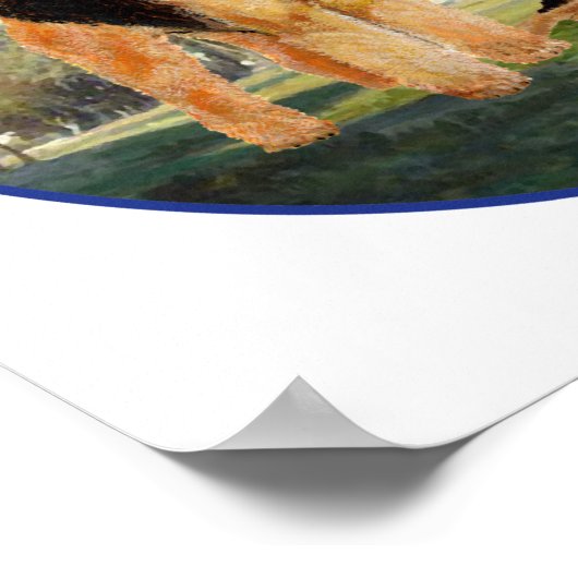 Poster Welsh Terriers (Coin)