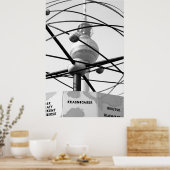 Poster Weltzeituhr Fernsehturm Berlin No.1 (Cuisine)
