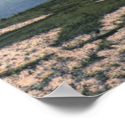 Poster Wenatchee, Washington Vue sur les jardins omme # 1 (Coin)