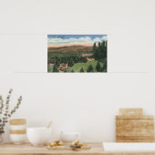 Poster Wenatchee, Washington Vue sur les jardins omme # 2 (Cuisine)