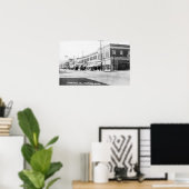 Poster Wenatchee, WashingtonVue de Wenatchee Avenue (Bureau à domicile)