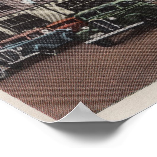 Poster Wenatchee, WAStreet Vue de Wenatchee Ave. (Coin)