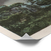 Poster Wenatchee, WAView du lac Chelan (Coin)