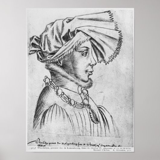 Poster Wenceslaus I, premier duc de Luxembourg (Devant)