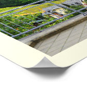 Poster Wengen en Suisse (Coin)