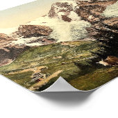 Poster Wengern, Monch et Eiger, Oberland bernois, Suisse (Coin)