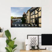 Poster Weobley, Angleterre (Bureau à domicile)