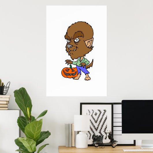 Poster Werewolf (Bureau à domicile)