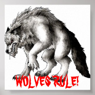 Poster werewolf2, WOLVES RULE !