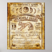 Poster Werewolf Elixir (Devant)