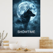 Poster Werewolf Shotime, transformation des Pleine (Cuisine)