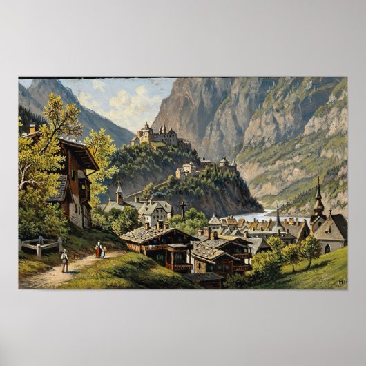 Poster Werfen Hubert Sattler (Devant)