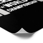 Poster Werlifter Motivational Gym Werlifting World Chamon (Coin)