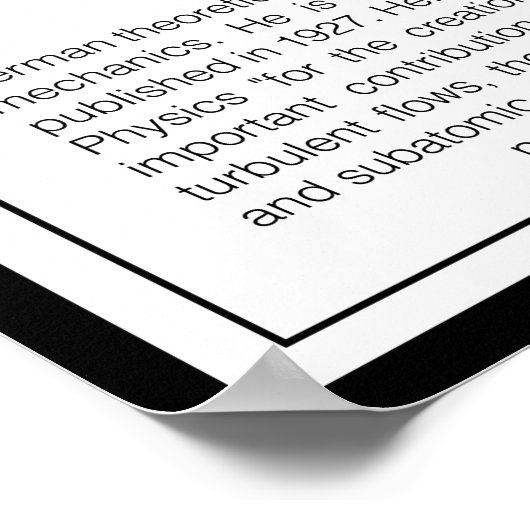 Poster Werner Heisenberg (Coin)