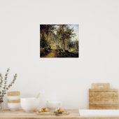 Poster Werner Holmberg Road à Häme (journée d'été chaude) (Cuisine)