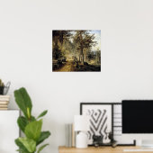 Poster Werner Holmberg Road à Häme (journée d'été chaude) (Bureau à domicile)