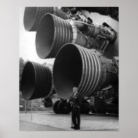 Werner von Bran et la fusée Saturn V