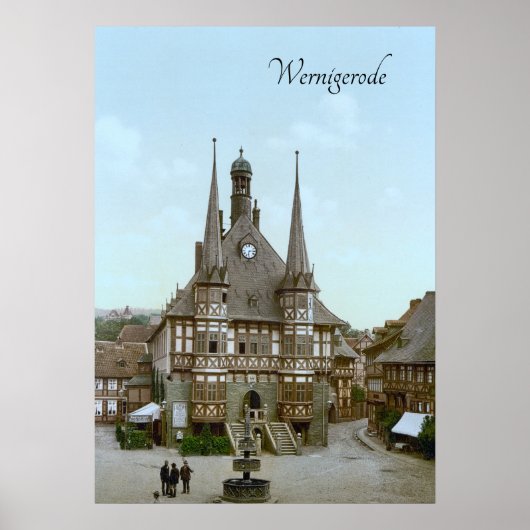 Poster Wernigerode (Allemagne) (vers 1900) (Devant)
