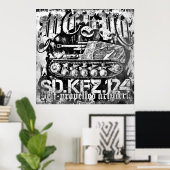 Poster Wespe (Bureau à domicile)