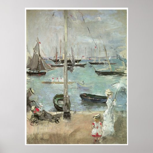 Poster West Cowes, île de Wight, Berthe Morisot (Devant)